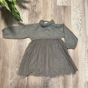 Zara Sweater Tulle Dress